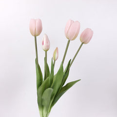 5 Stems Real Touch Tulip Bunch 40cmH