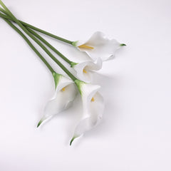 4pcs Small Head Real-touch Calla Lily Stem
