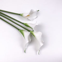 4pcs Small Head Real-touch Calla Lily Stem