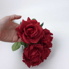 5H Real-touch Long Stemmed Rose Bouquet 50cmH