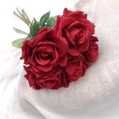 5H Real-touch Long Stemmed Rose Bouquet 50cmH