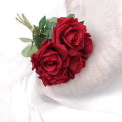 5H Real-touch Long Stemmed Rose Bouquet 50cmH