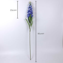 Stock Flower Stem 80cmH Delphinium Flower