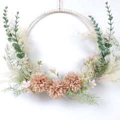 Flower Hoop Bouquet 32cmD