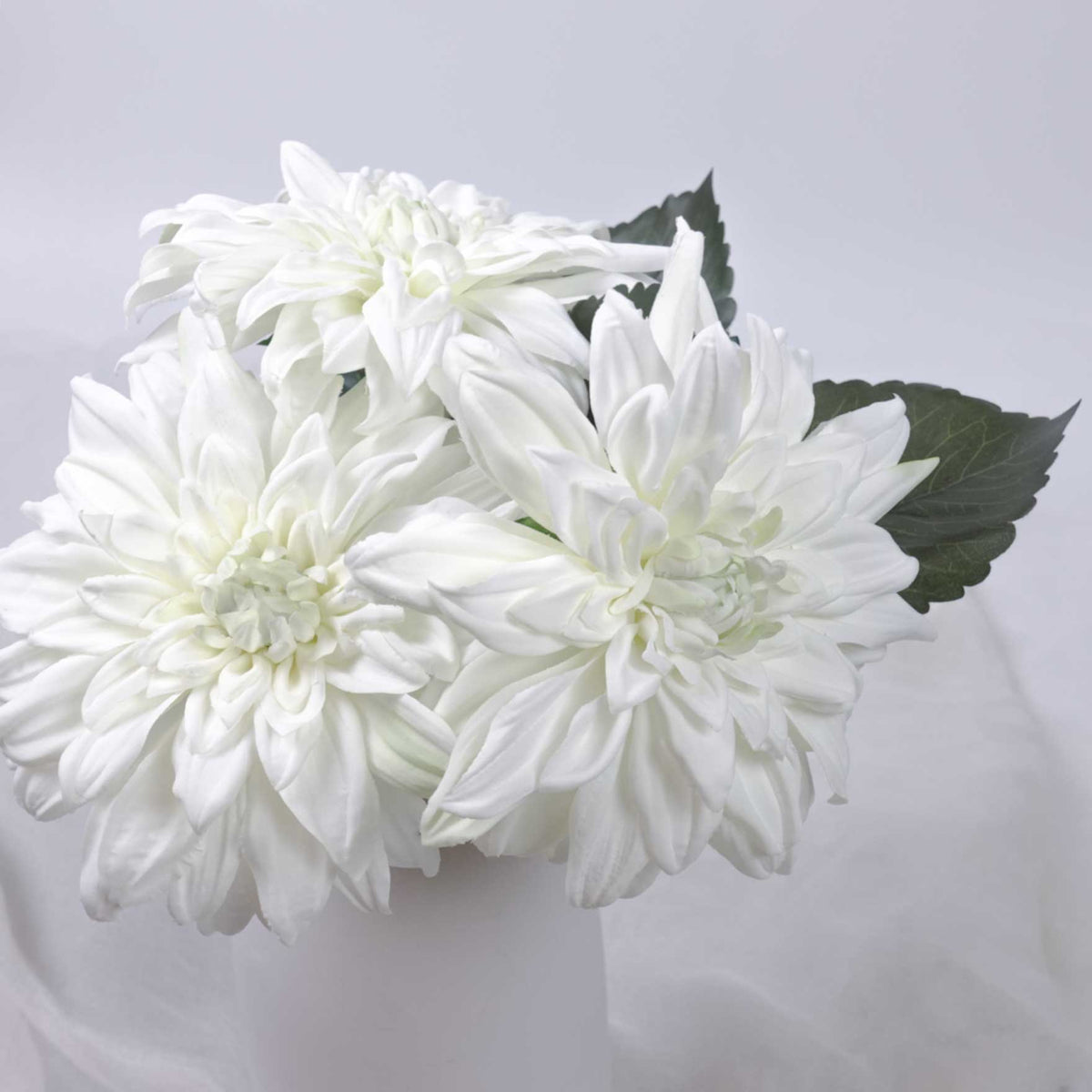 Artificial Dahlia Big-head Flower Stem 27cmH