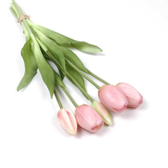 5 Stems Real Touch Tulip Bunch 40cmH