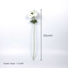 Anemone Flower Stem 53cmH