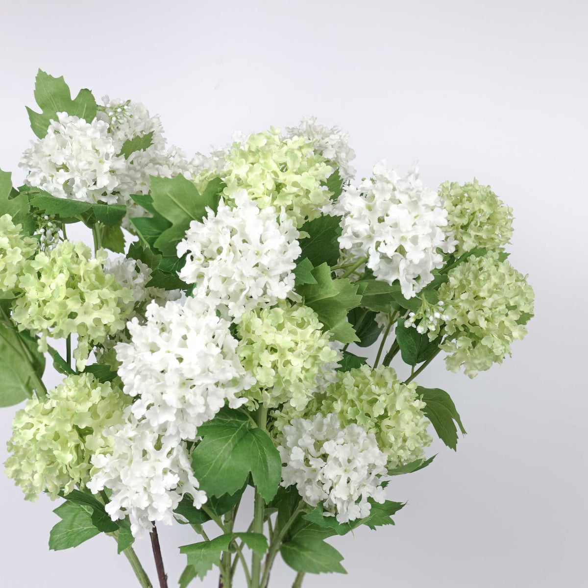 5 Heads Snowball Hydrangea Stem 77cmH