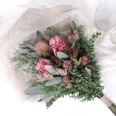 Native Protea Thistle Arrangement