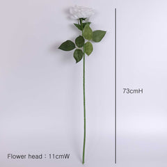 Real Touch Garden Rose Stem (Type5) 73cmH