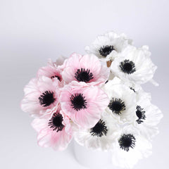 6 Stems Real-touch Anemone Bunch 25cmH