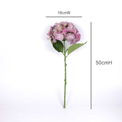 Real-touch Hydrangea Stem 50cmH