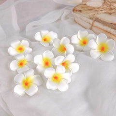 10pcs Frangipani with Clip 6cmD