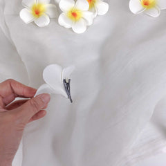 10pcs Frangipani with Clip 6cmD