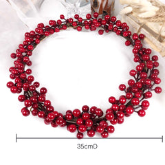 Christmas Berry Wreath 35cmD