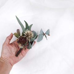 Native Wedding Buttonhole Boutonniere