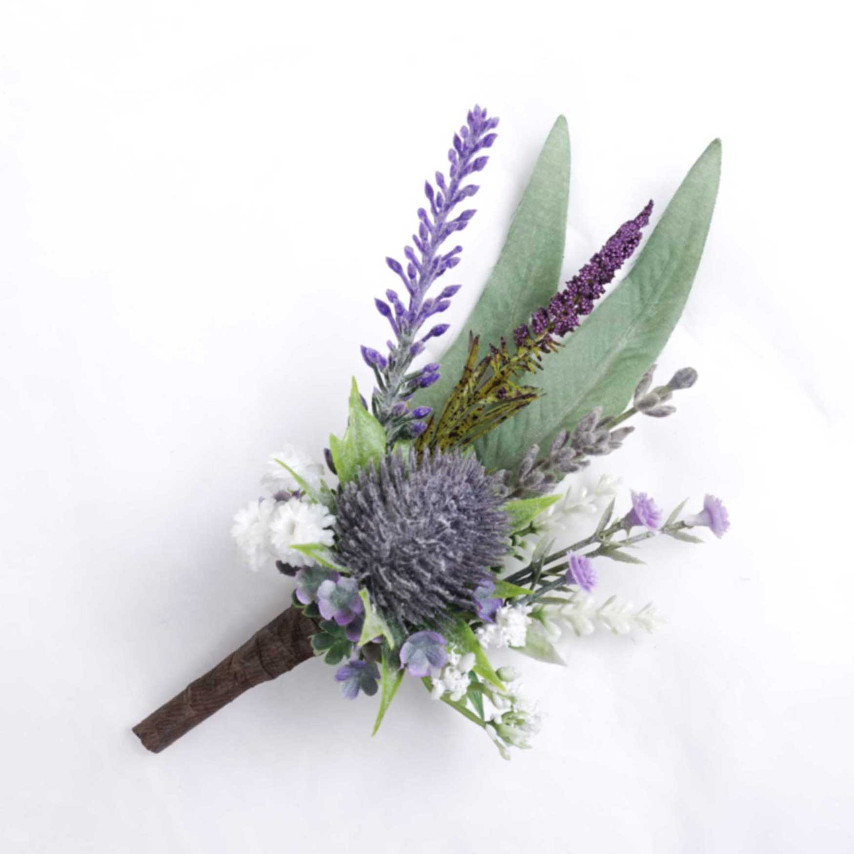 Artificial Groom Buttonhole Boutonniere Wedding Boutonniere Buttonhole Pinhole