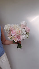 Real-touch Rose Dahlia Cosmos Wedding Bouquet