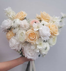 Real-touch Rose Ranunculus Wedding Bouquet