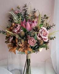 Native King Protea Rose Bouquet/Arrangement