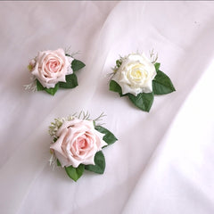 Real-touch Rose Buttonhole