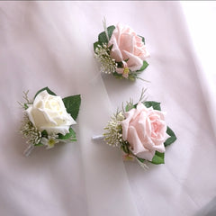 Real-touch Rose Buttonhole