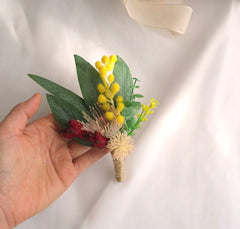 Native Blossom Wedding Buttonhole