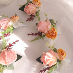 Blush Pink Rose Buttonhole