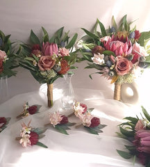 Native Red King Protea Bouquet