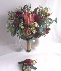 Dusty Burgundy Native Protea Bouquet
