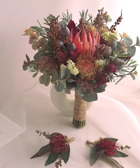 Dusty Burgundy Native Protea Bouquet
