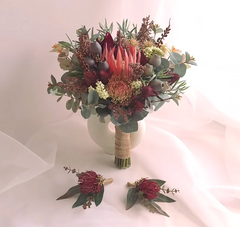 Dusty Burgundy Native Protea Bouquet