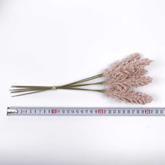 6pcs Mini Pastel Foam Reed Bunch 31cmH