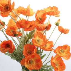 Artificial Poppy Flower Stem 60cmH