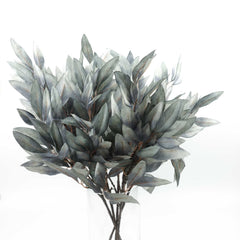 Feather Looking Artificial Leaf Bush 70cmH