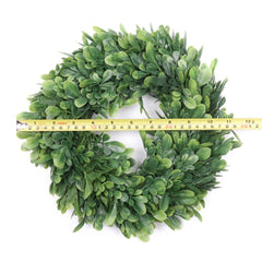 Artificial Boxwood Wreath 29cmD