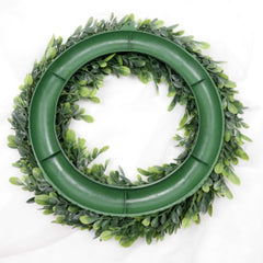 Artificial Boxwood Wreath 38cmD