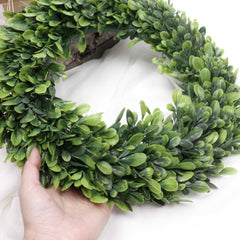 Artificial Boxwood Wreath 38cmD