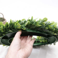 Artificial Boxwood Wreath 38cmD