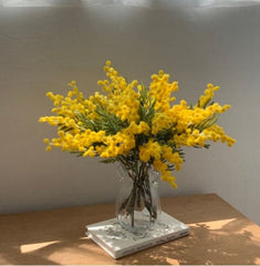 5 Stems Artificial Wattle Bouquet 42cmH