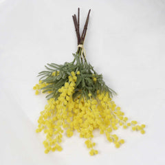 5 Stems Artificial Wattle Bouquet 42cmH