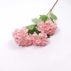 3H Real-touch Snowball Hydrangea Stem 71cmH