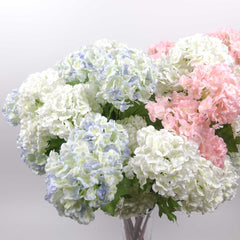 3H Real-touch Snowball Hydrangea Stem 71cmH