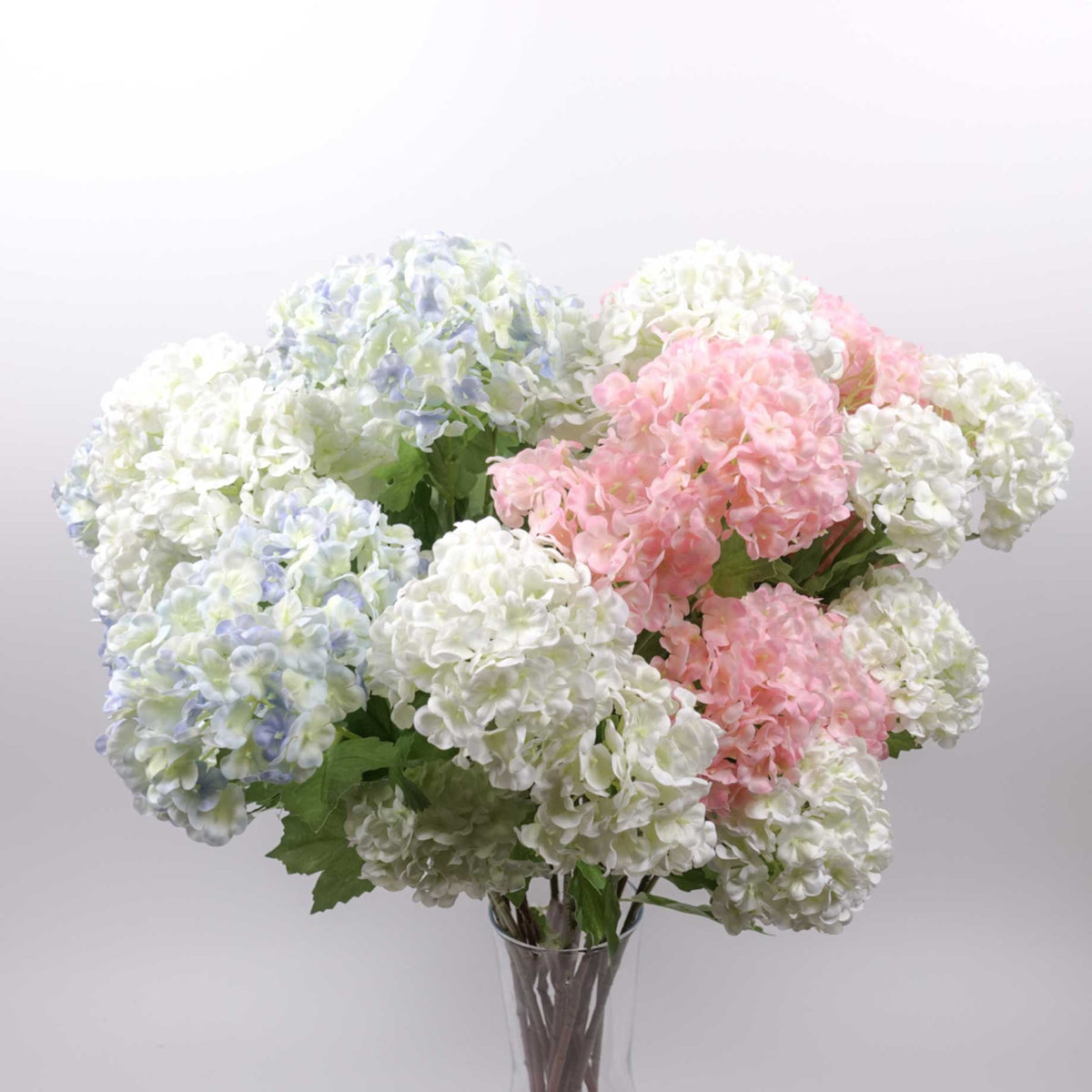 3H Real-touch Snowball Hydrangea Stem 71cmH