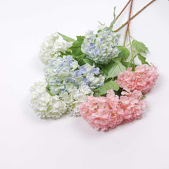 3H Real-touch Snowball Hydrangea Stem 71cmH