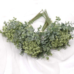 Eucalyptus Gypso Baby's Breath Bouquet 31cmH