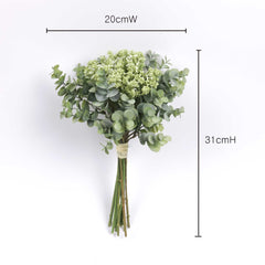 Eucalyptus Gypso Baby's Breath Bouquet 31cmH