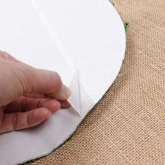 Artificial Moss Mat Sticker 35cmD Round-shaped