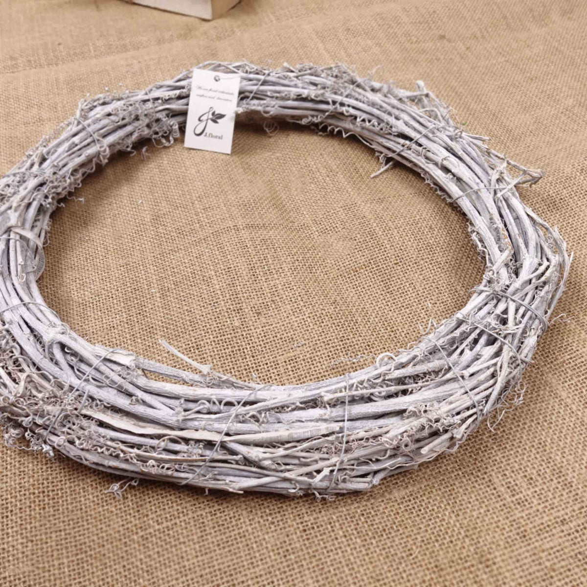 Rustic Grey Wood Wreath (25cm, 30cm)