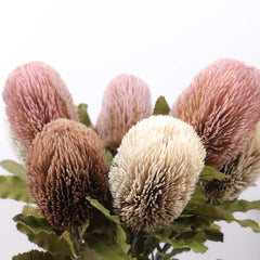 Dried-look Artificial Banksia Stem 65cmH